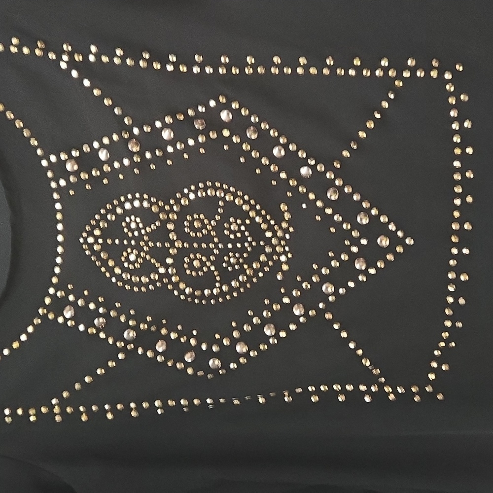 Jonathan Martin Black Top with Gold Accents